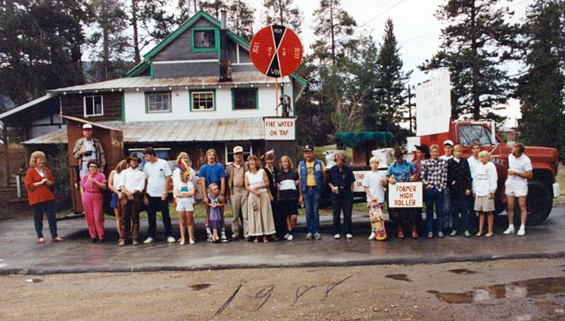 The Buffalo Barbecue parade in 1988