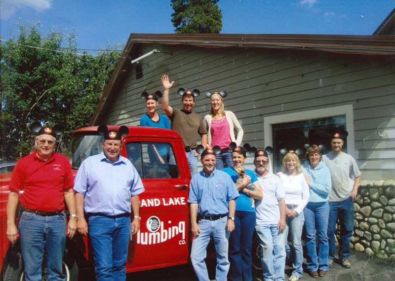 The Grand Lake Plumbing & Heating crew in the autumn of 2009