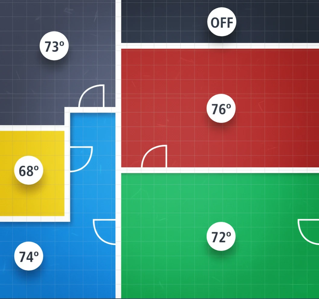 HVAC Zoning Diagram