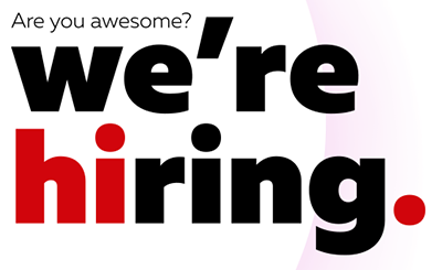 We're Hiring
